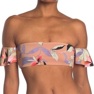 The BikiniLAB Hot Tropics Bandeau Bikini‎ Top